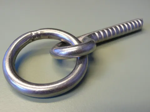 Klebehaken mit Ring